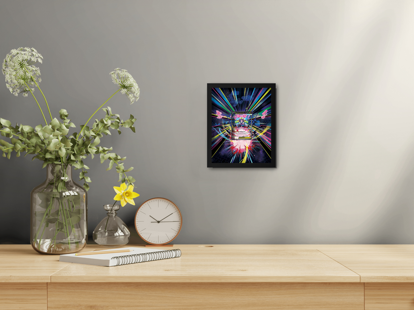 Mega Zygarde ex Display Frame | Perfect Order Legendary Card Showcase (8x10") – Fits Raw & Graded Cards