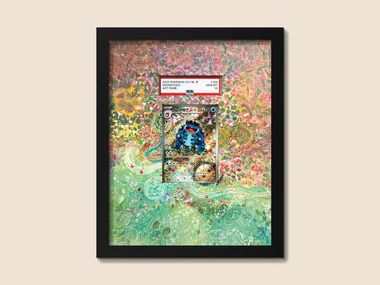 Seismitoad Display Frame – Pokémon Card Art | 8x10 Frame for Raw or Graded Cards