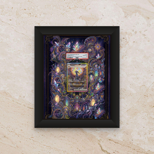 Umbreon Display Frame – Prismatic Evolutions Pokémon Card | 8x10 Frame for Raw or Graded Cards