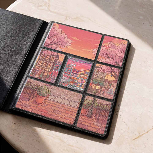 Mew Promo 151 Custom Binder Extended Art Page Insert | 9-Card Michi Style Panoramic TCG Layout (Digital Download)