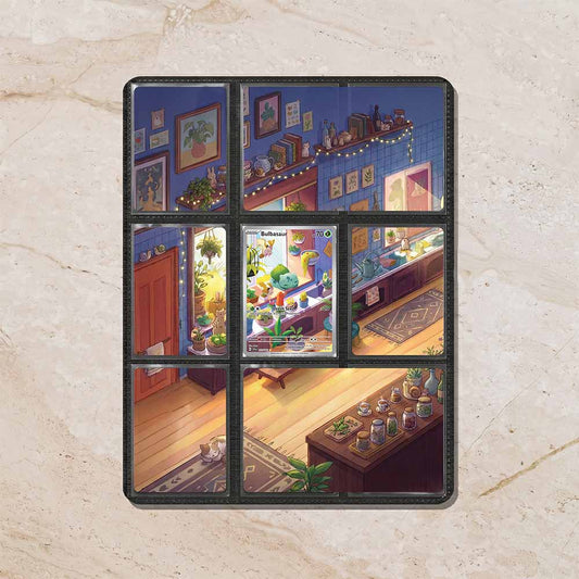Bulbasaur Custom Binder Extended Art Page Insert | 9-Card Michi Style Panoramic TCG Layout (Digital Download)