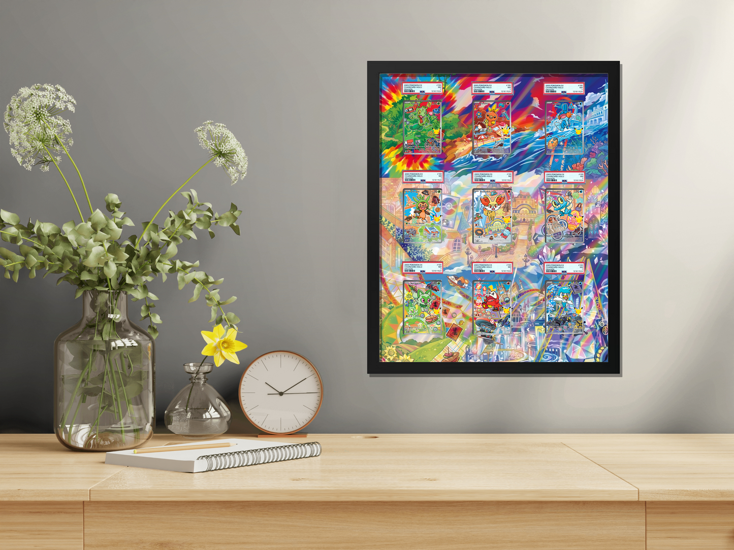 First Partner Illustration Collection Series 3 9-Card 16x20|Starter Extended Art Frame