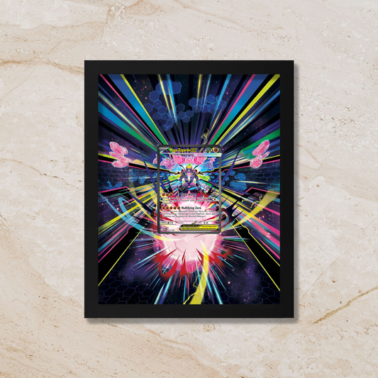 Mega Zygarde ex Display Frame | Perfect Order Legendary Card Showcase (8x10") – Fits Raw & Graded Cards