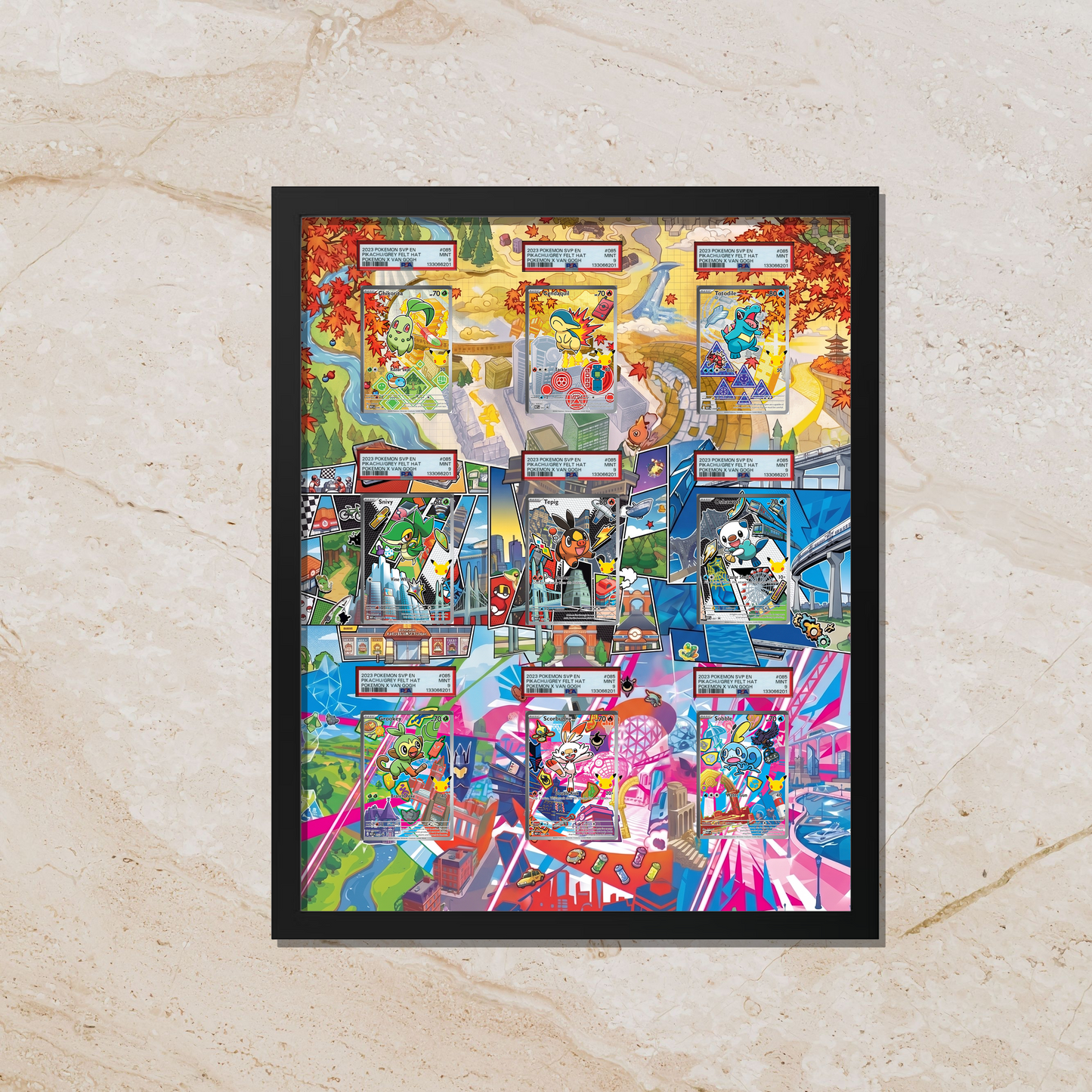 First Partner Illustration Collection Series 2 9-Card 16x20|Starter Extended Art Frame