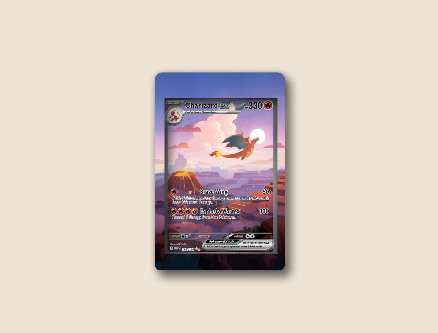 ANY Custom Pokemon Extended Art Single Display Case