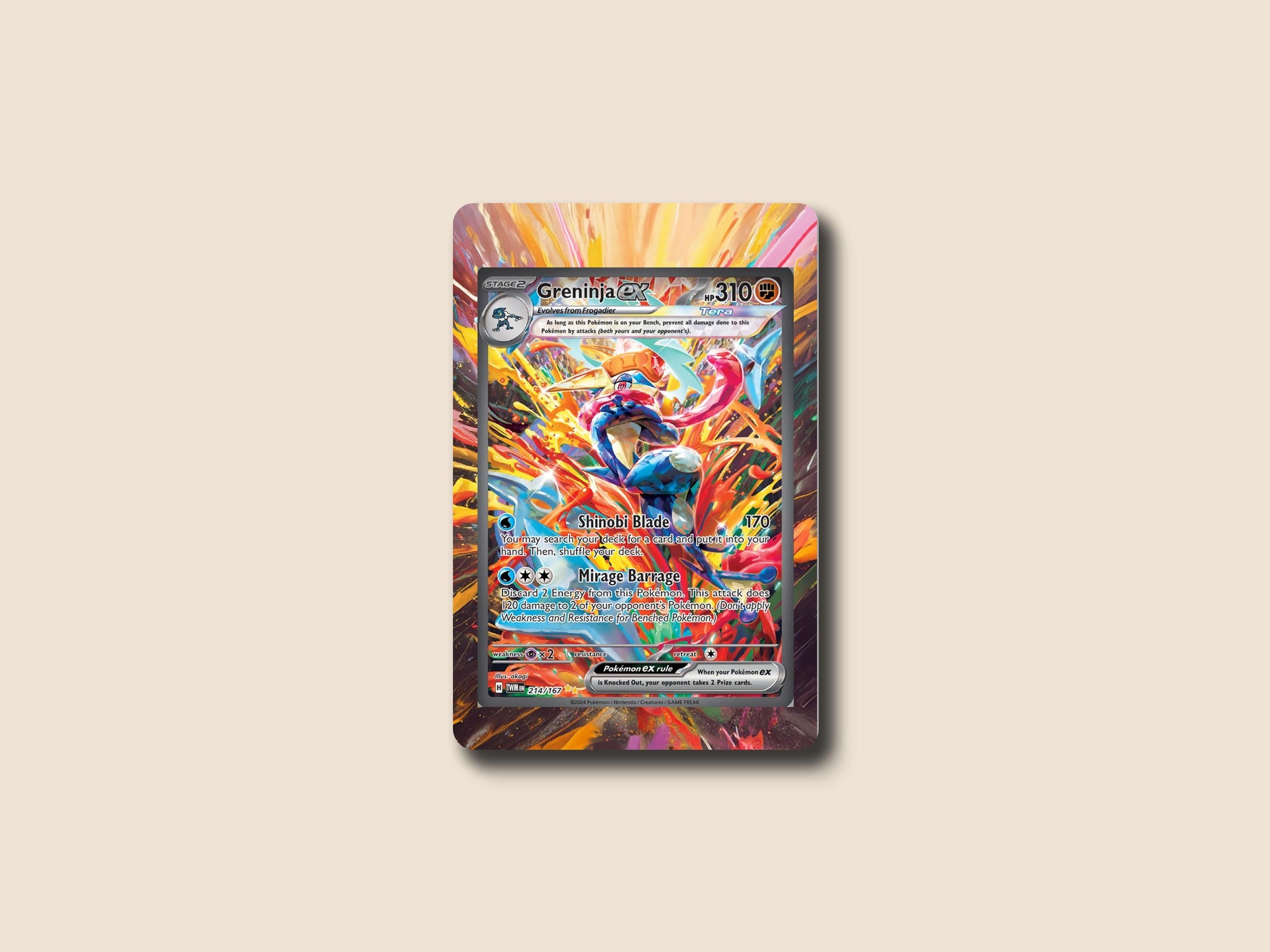 ANY Custom Pokemon Extended Art Single Display Case