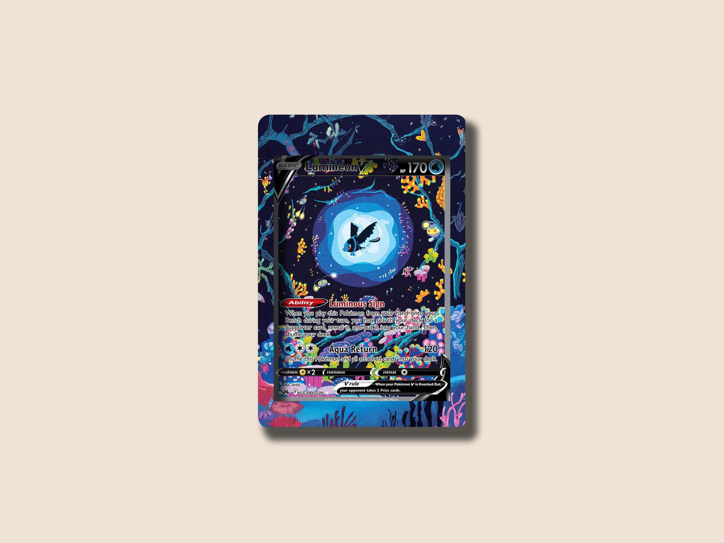 ANY Custom Pokemon Extended Art Single Display Case