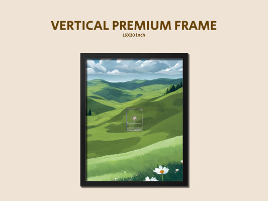 Slakoth “Take It Easy” Display Frame – Surging Spark Pokemon Card Display | 16x20 Perfect Raw Display