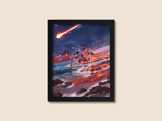 Groudon Display Frame – Paradox Rift Pokemon Card Gift | 8x10 Display