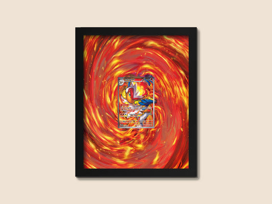 Infernape Twilight Masquerade Display Frame – Pokémon Card Display | 8x10 Perfect Raw Display