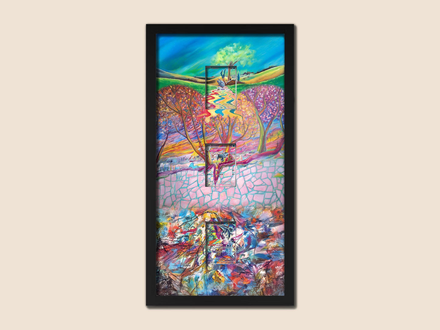 Frigibax Evolution Line Card Frame Collectible Display (11x22)