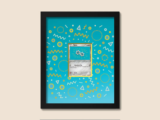 Klink Display Frame – Pokémon Card Art | 8x10 Frame for Raw or Graded Cards