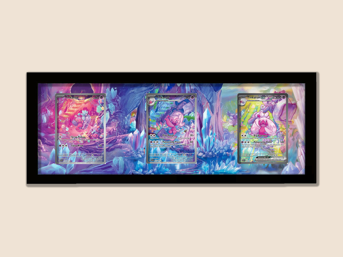 Tinkatink – Tinkatuff – Tinkaton Evolution Display Frame | 5x14 or 11x22 Frame
