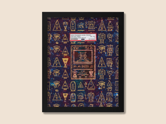 Ancient Mew Display Frame – Vintage Pokémon Promo | 8x10 Frame for Raw or Graded Cards