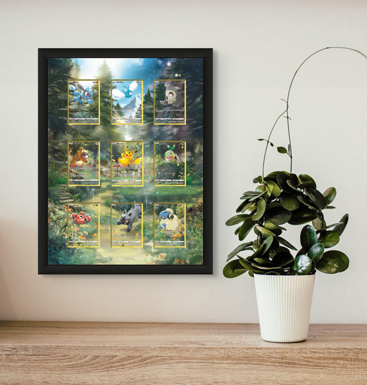 pokemon card extended art frame Frames Ridanco 9 Raw Extended Art