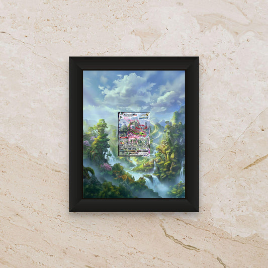 Rayquaza VMAX Alternate Art Display Frame – Evolving Skies Pokémon Card | 8x10 Frame for Raw or Graded Cards