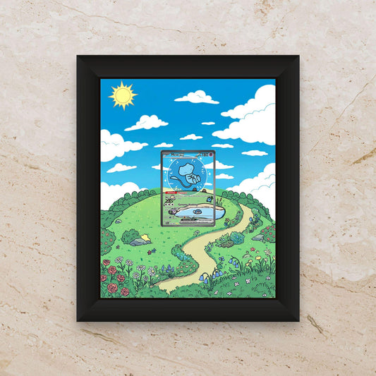 Bubble Mew Extended Art – Paldean Fates – 8x10 Pokemon Frame (Raw/Graded)