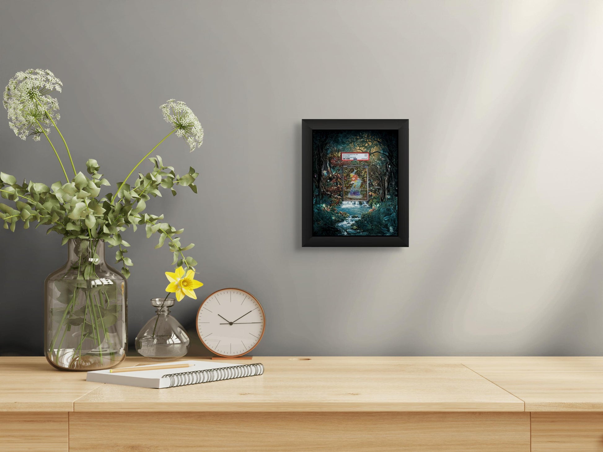 Magikarp Pokémon Card Art – Paldea Evolved – 8x10 Pokemon Frame (Raw/Graded)