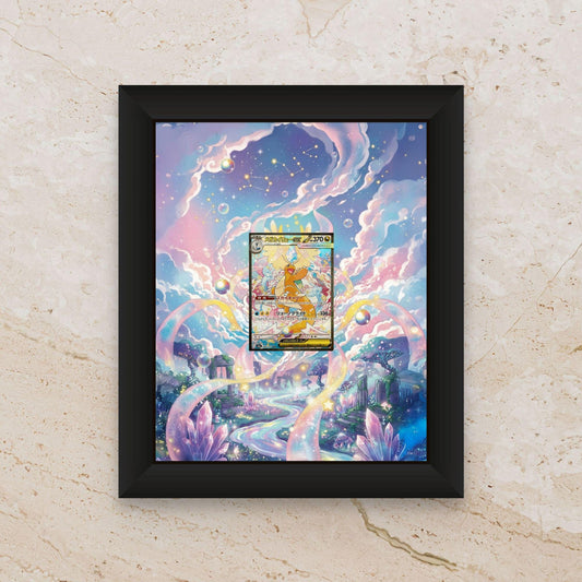 Dragonite Display Frame – Ascended Heroes Pokémon Card Art | 8x10 Frame for Raw or Graded Cards