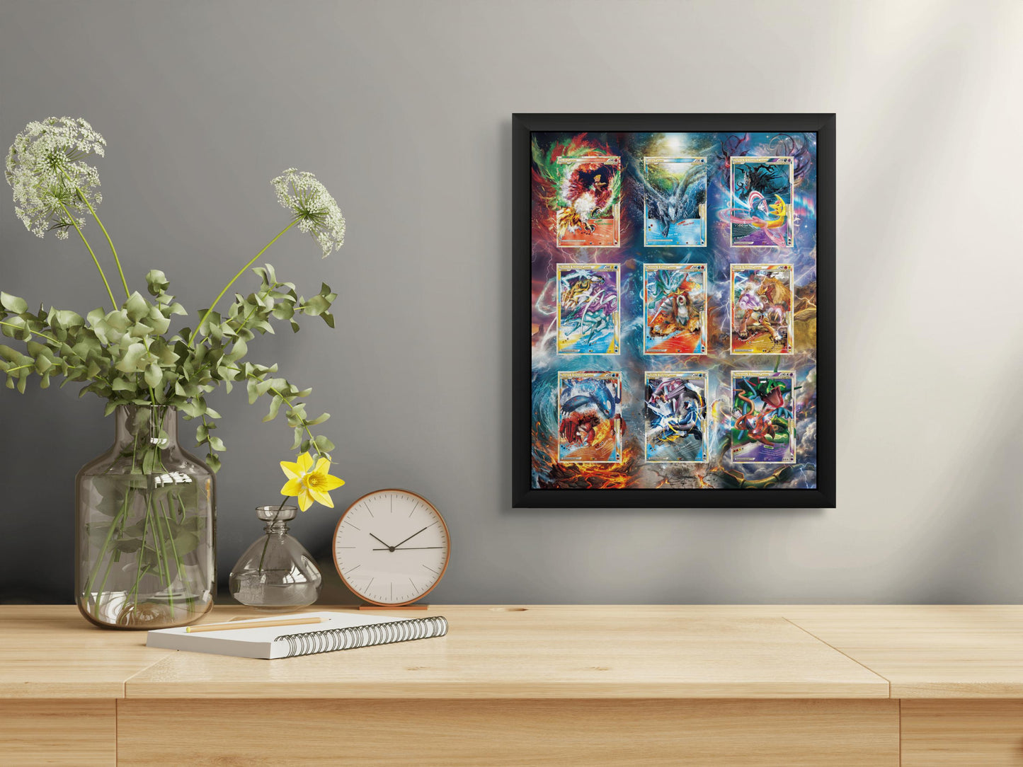 LEGEND master display frame – pokemon legend cards | 16x20 frame for raw or graded cards