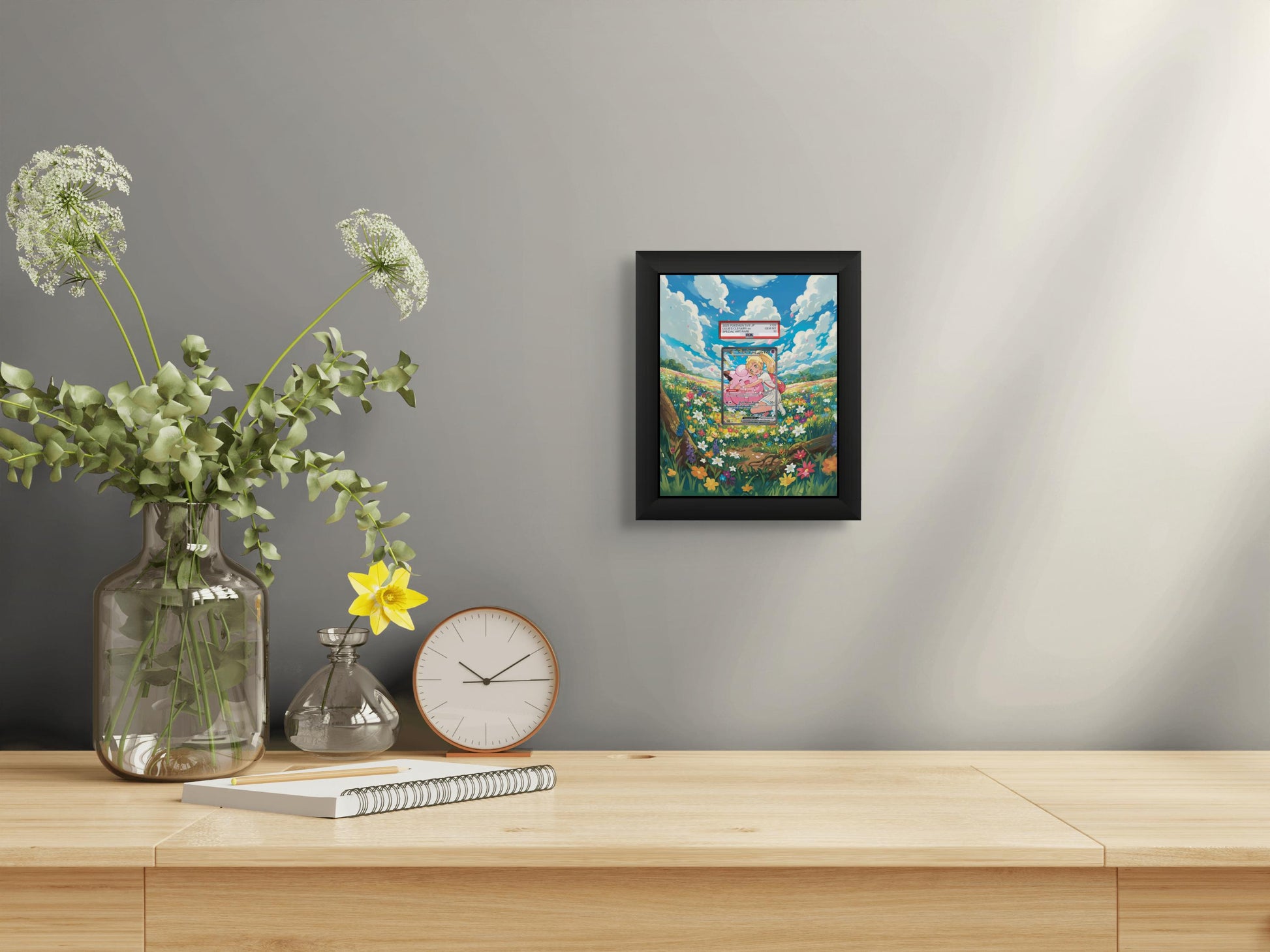 Clefairy Ascended Heroes Extended Art Display – 8x10 Pokemon Frame (Raw/Graded)