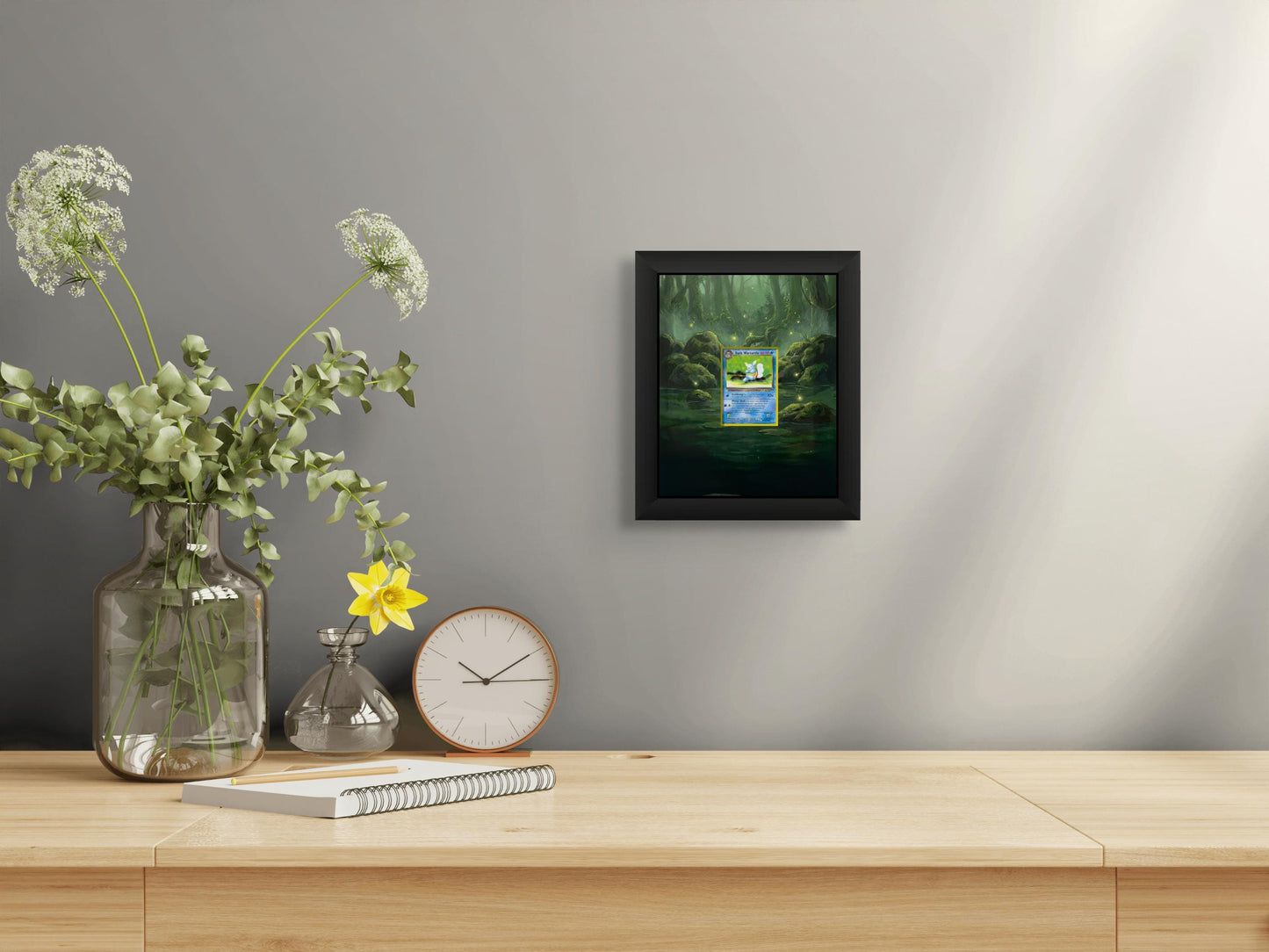 Dark Wartortle Extended Art Frame – 8x10 Pokemon Frame (Raw/Graded)