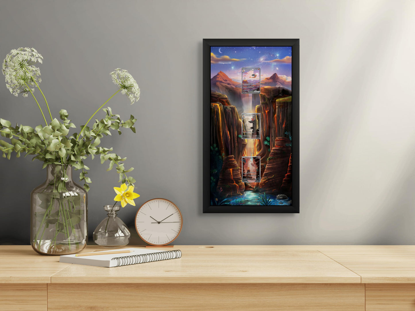 Charizard 2026 Evolution Extended Art Display – Pokemon 151 Frame (Raw/Graded)