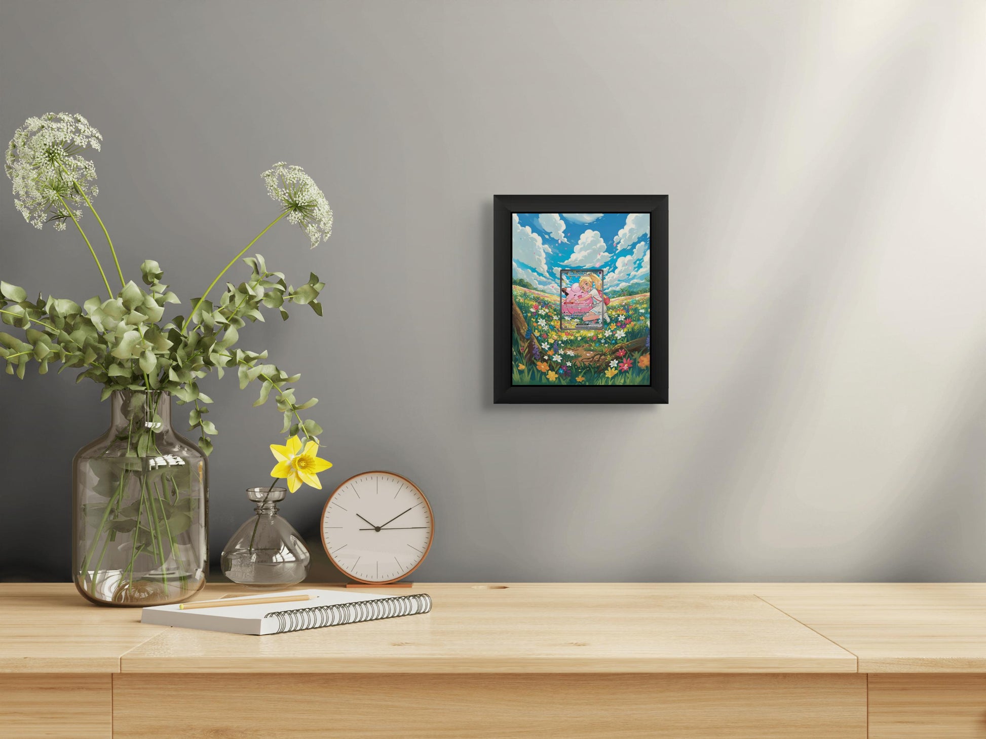 Clefairy Ascended Heroes Extended Art Display – 8x10 Pokemon Frame (Raw/Graded)
