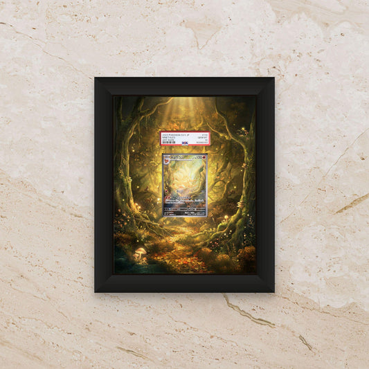 Ninetales Display Frame – Obsidian Flames Pokémon Card Art | 8x10 Frame for Raw or Graded Cards