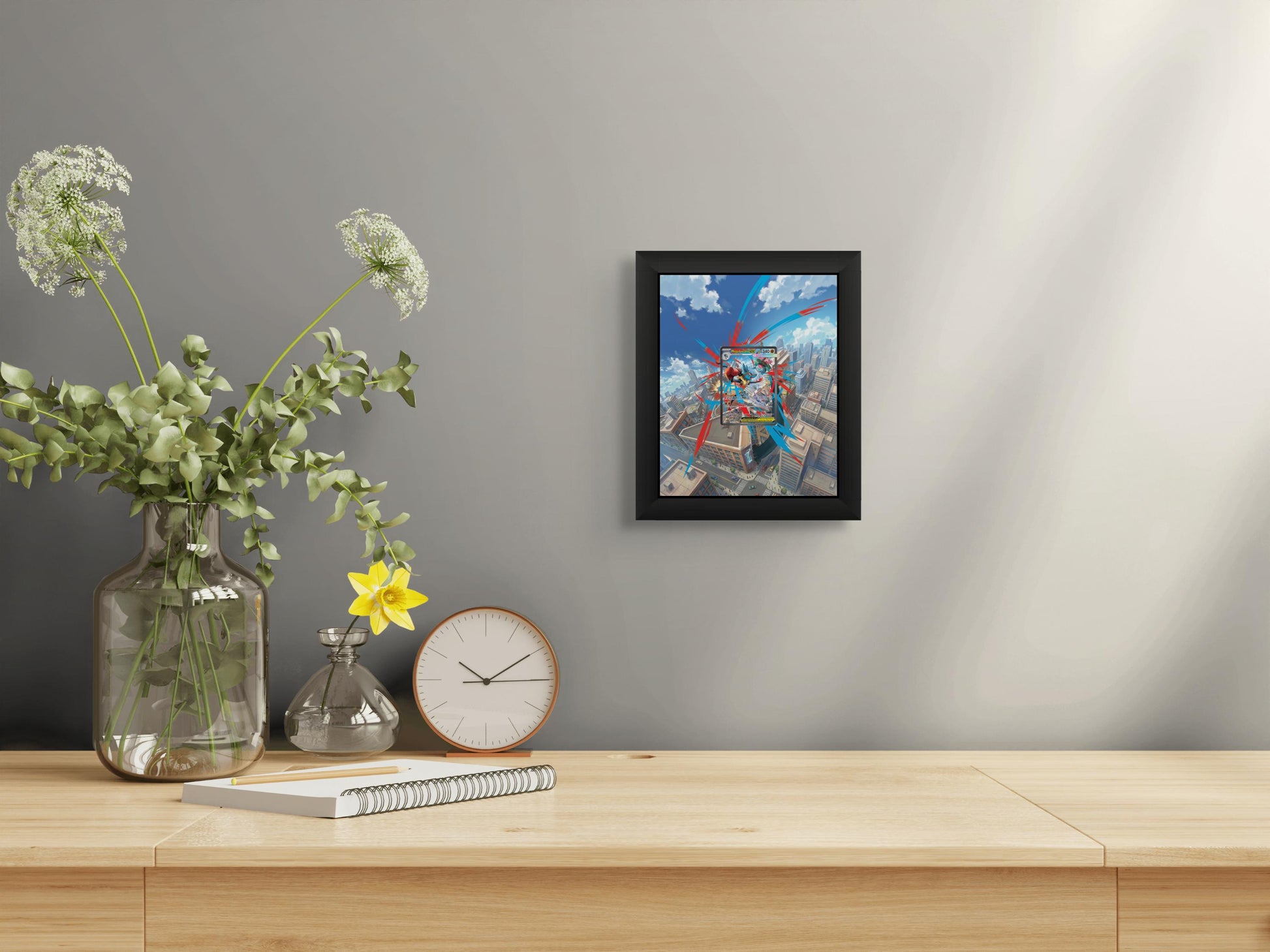 Mega Lucario Extended Art Display – 8x10 Pokemon Frame (Raw/Graded)