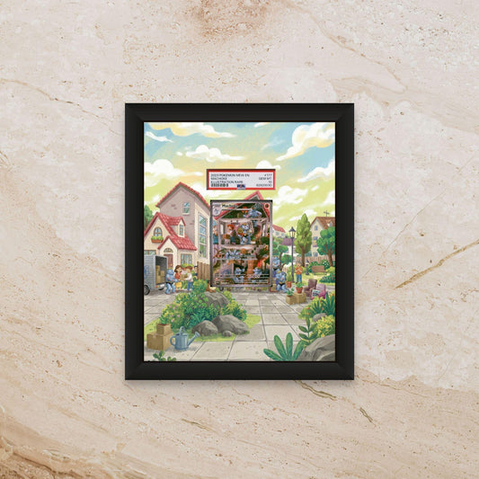 Machoke Scarlet & Violet Extended Art Display – 8x10 Pokemon Frame (Raw/Graded)