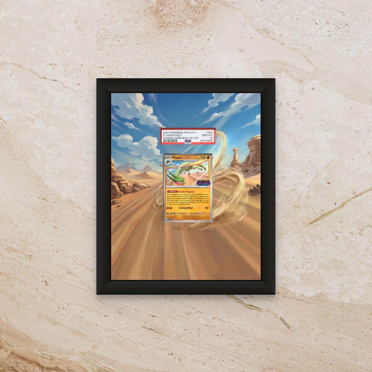 Flygon Card Display Extended Art – 8x10 Frame (Raw/Graded)