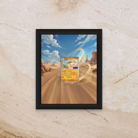 Flygon Card Display Extended Art – 8x10 Frame (Raw/Graded)