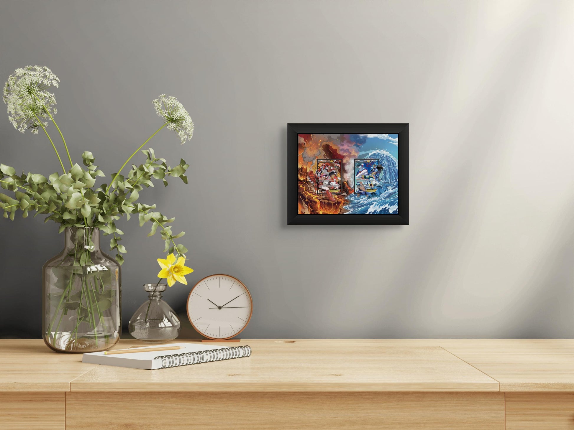 Groudon vs Kyogre Clash Display Extended Art – 8x10 Frame (Raw/Graded cards)