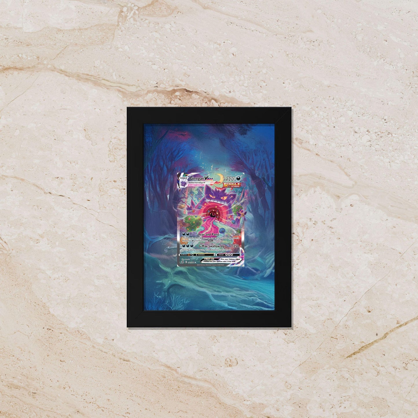 Gengar VMAX Card Display Frame – Fusion Strike 8x10 - Pokemon Gift