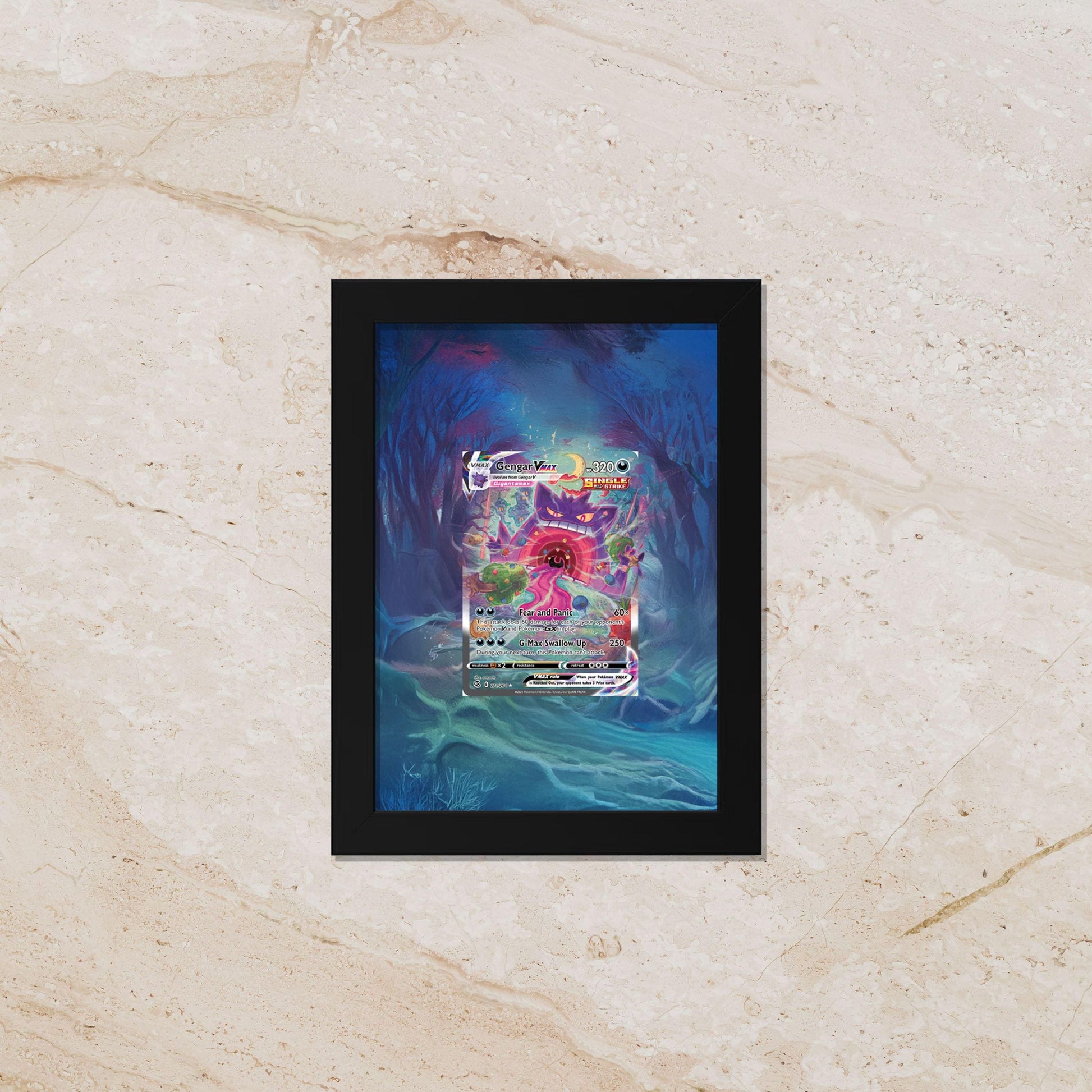 Gengar VMAX Card Display Frame – Fusion Strike 8x10 - Pokemon Gift