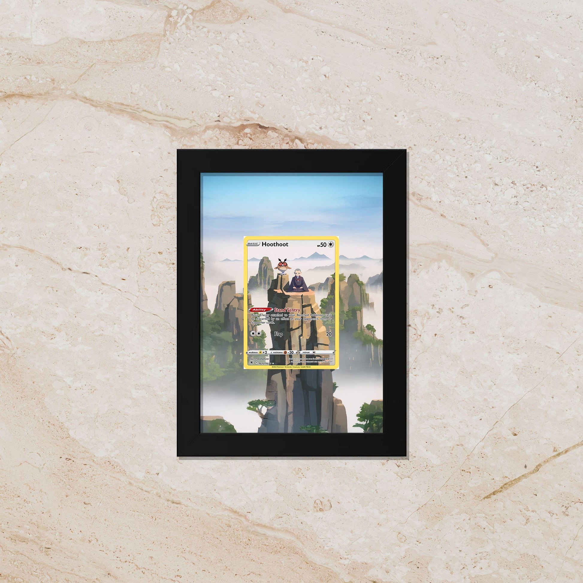 Hoothoot Astral Radiance Trainer Gallery Card Frame 8x10 Display