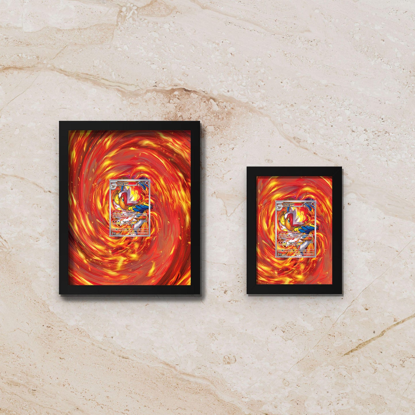 Infernape Twilight Masquerade Display Frame – Pokémon Card Display | 8x10 Perfect Raw Display