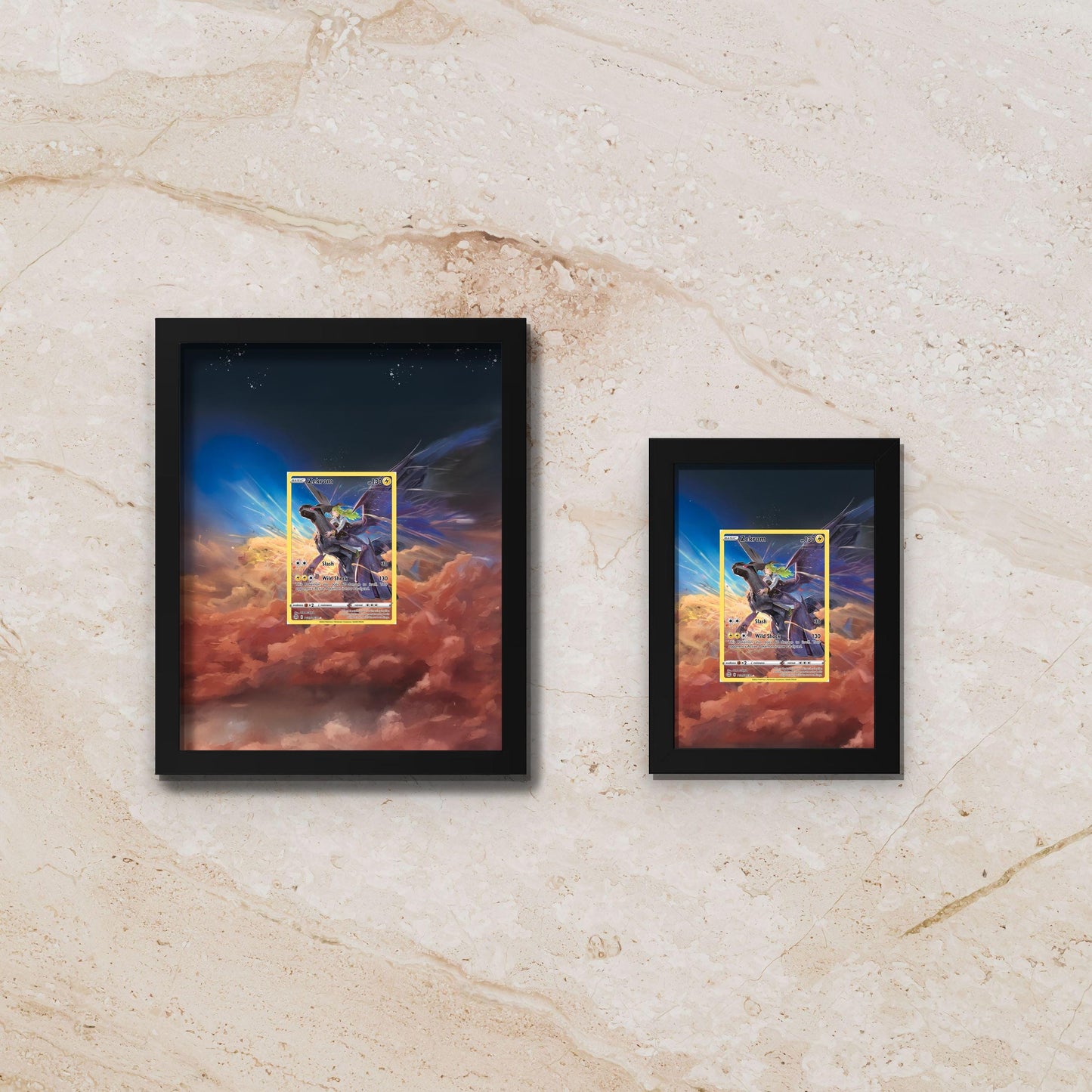 N & Zekrom Display Frame – Brilliant Stars Trainer Gallery | 8x10 Frame