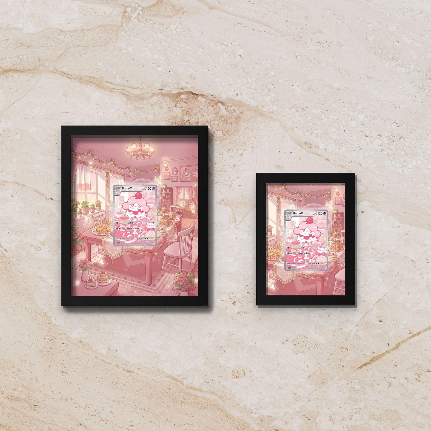 Slurpuff Ascended Heroes Extended Art Display – 8x10 Pokemon Frame (Raw/Graded)