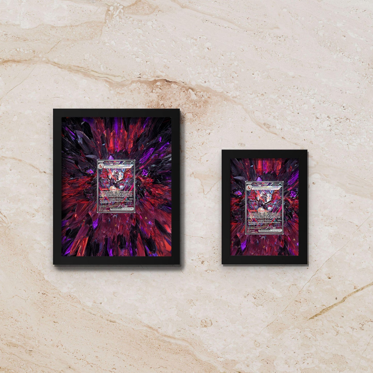 Charizard Display Frame – Paldean Fates Pokémon Card Art | 8x10 Frame