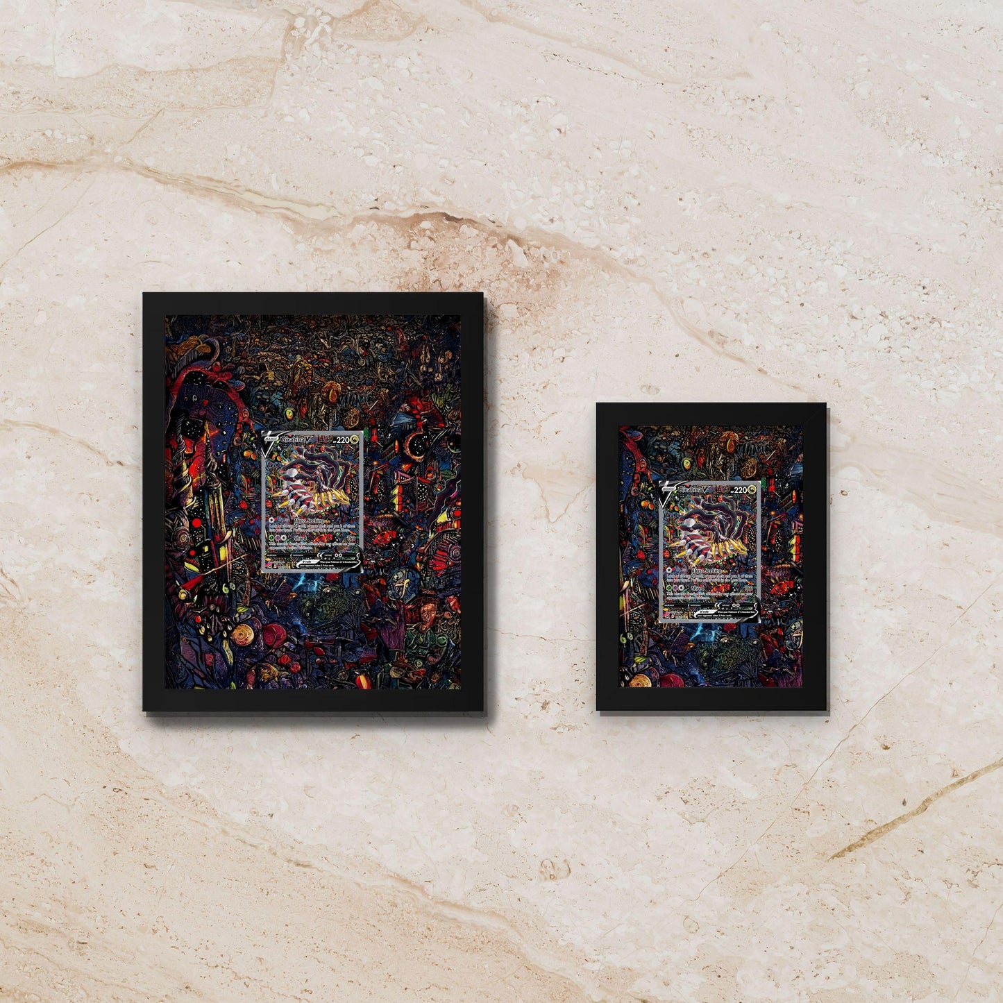 Giratina V Alternate Art Display Lost Origin 186 - 8x10 Frame (Raw/Graded cards)