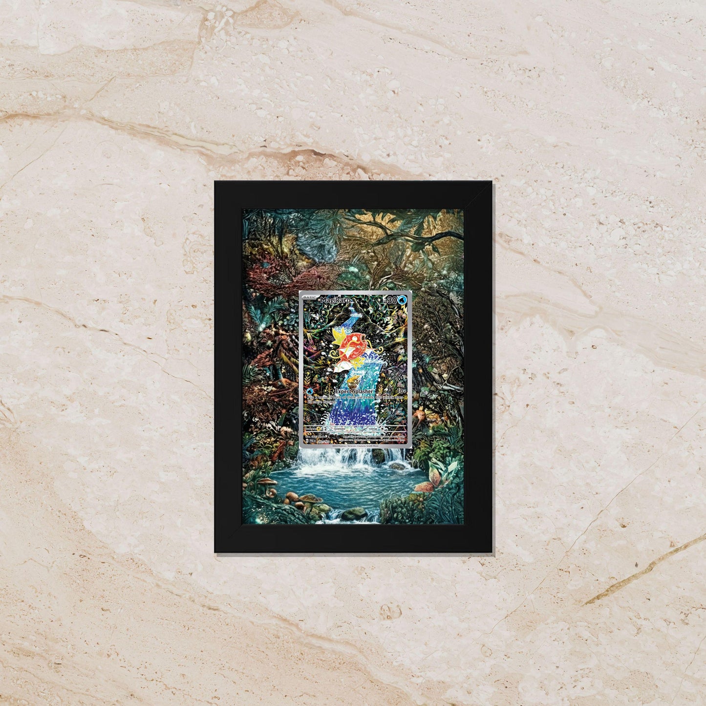Magikarp Pokémon Card Art – Paldea Evolved – 8x10 Pokemon Frame (Raw/Graded)