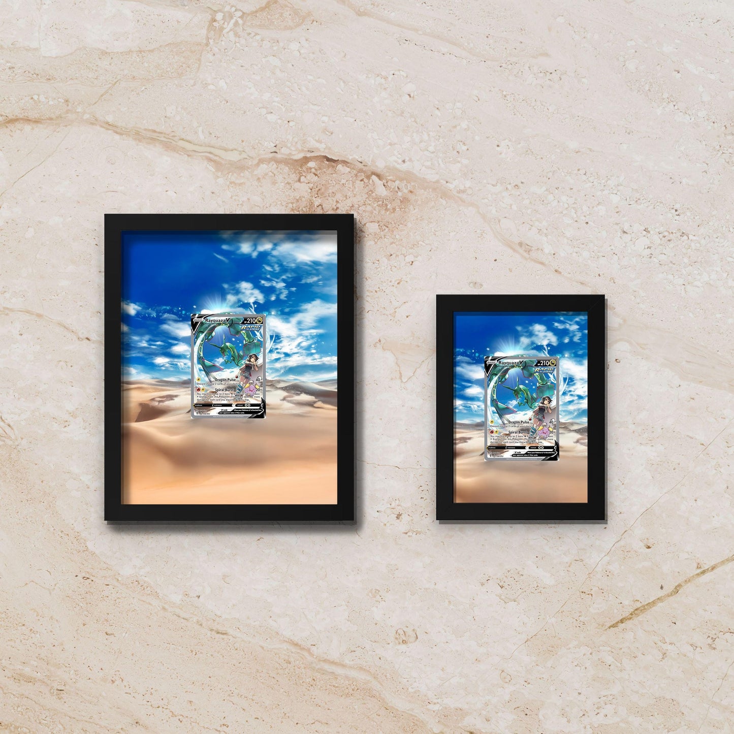 Rayquaza V Alternate Art Display Frame – Evolving Skies Pokémon Card | 8x10 Frame for Raw or Graded Cards