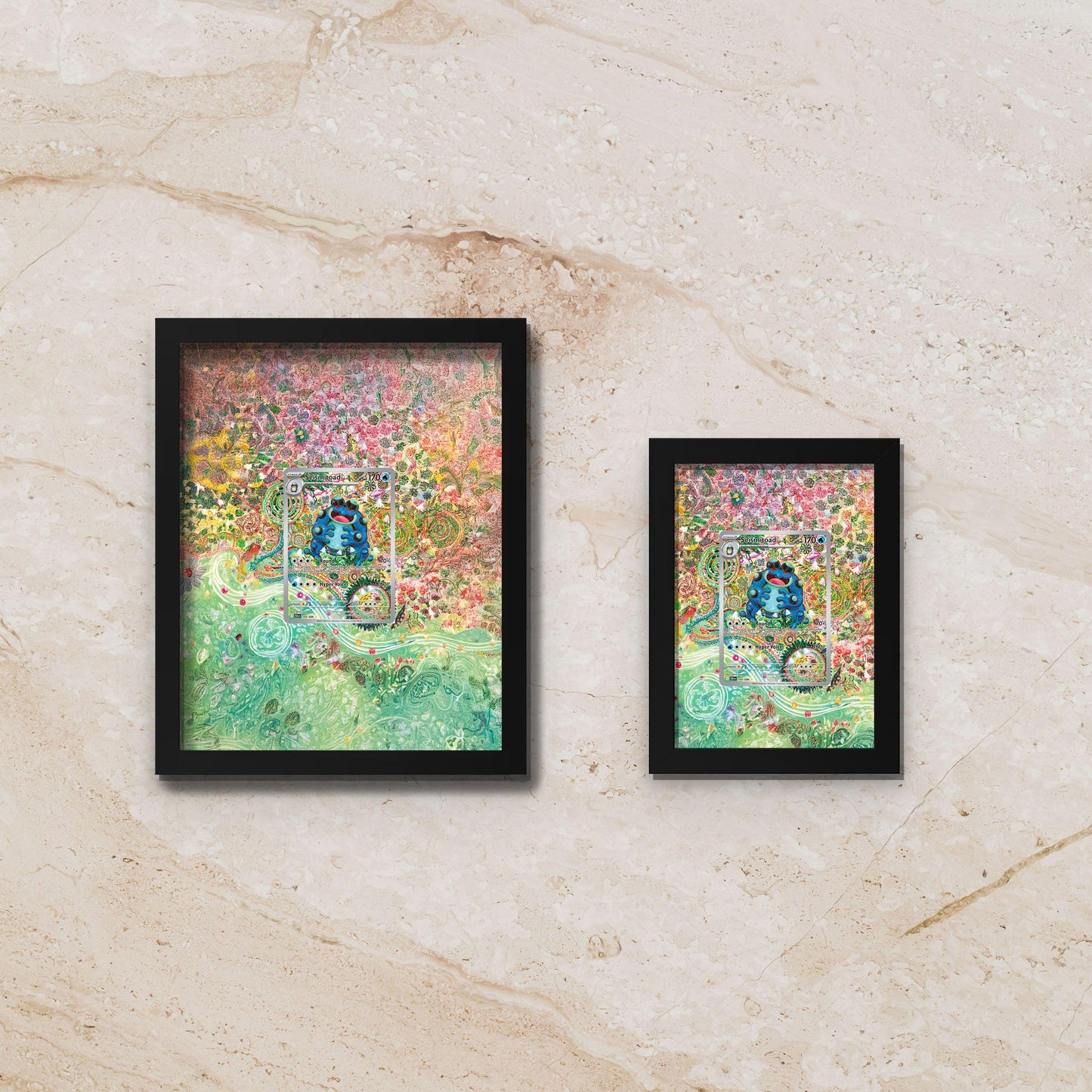 Seismitoad Display Frame – Pokémon Card Art | 8x10 Frame for Raw or Graded Cards