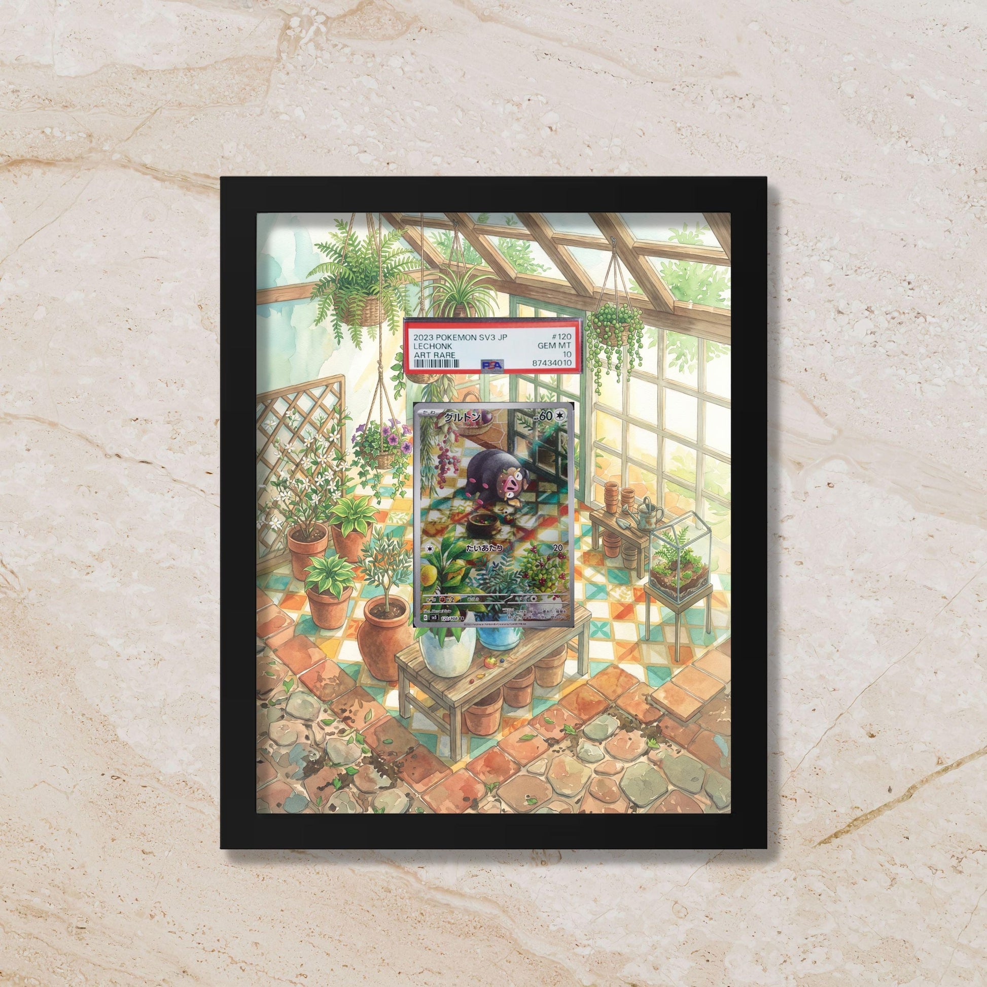 Lechonk Extended Art Display Frame | 8x10 (Raw/Graded Cards)